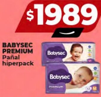 Supermayorista Vital BABYSEC PREMIUM Pañal hiperpack oferta