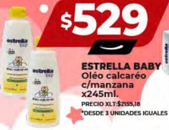 Supermayorista Vital ESTRELLA BABY Oléo calcaréo c/manzana x245ml. oferta