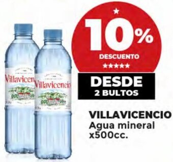 Supermayorista Vital VILLAVICENCIO Agua mineral x500cc. oferta