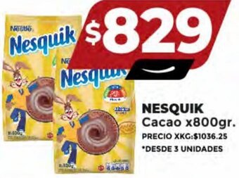 Supermayorista Vital NESQUIK Cacao x800gr. oferta