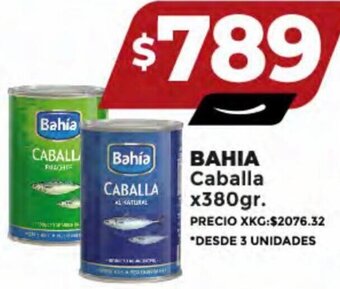 Supermayorista Vital BAHIA Caballa x380gr. oferta