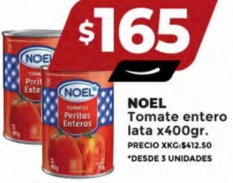 Supermayorista Vital NOEL Tomate entero lata x400gr. oferta