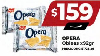 Supermayorista Vital OPERA Obleas x92gr oferta