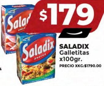 Supermayorista Vital SALADIX Galletitas x100gr. oferta
