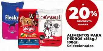 Supermayorista Vital ALIMENTOS PARA PERROS x15kg./ 100gr. Seleccionados oferta