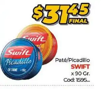Diarco Swift Paté/Picadillo x 90gr oferta