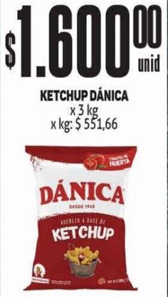 Makro KETCHUP DÁNICA X 3KG oferta