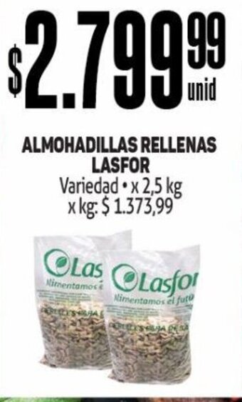 Makro ALMOHADILLAS RELLENAS LASFOR Variedad x 2,5 kg oferta