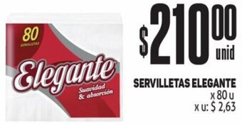 Makro SERVILLETAS ELEGANTE X 80U oferta