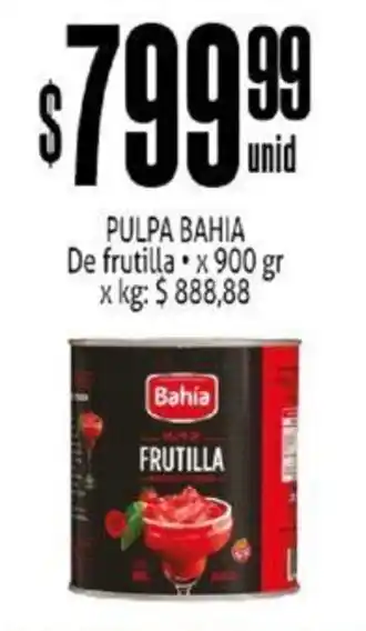 Makro PULPA BAHIA De frutilla x 900 gr oferta