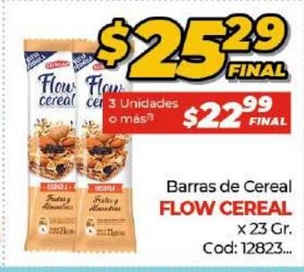 Diarco Flow Cereal Barras de Cereal x 23gr oferta