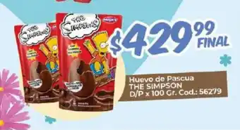 Diarco The Simpson Huevo de Pascua D/P x 100gr oferta