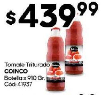 Diarco Tomate Triturado COINCO Botella x 910 Gr. oferta