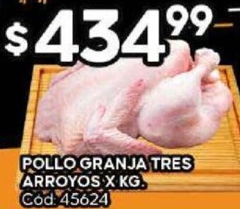 Diarco POLLO GRANJA TRES ARROYOS X KG. Cod: 45624 oferta
