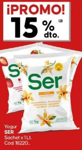 Diarco Yogur SER Sachet x 1Lt. Cód: 18220... oferta