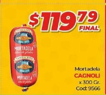 Diarco Cagnoli Mortadela x 300gr oferta