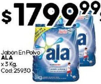 Diarco Jabón En Polvo ALA x 3 Kg. oferta