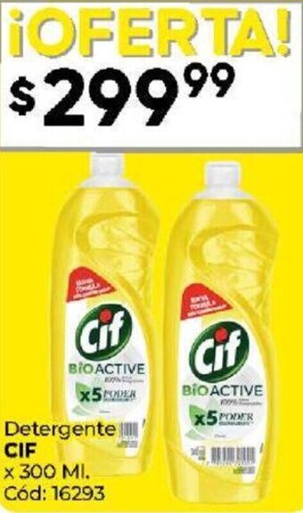 Diarco Detergente CIF X 300ML oferta