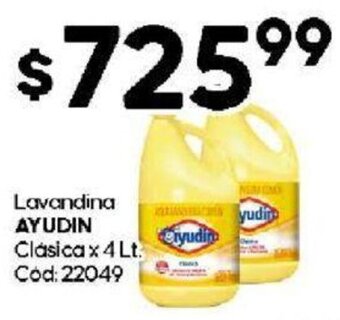 Diarco Lavandina AYUDIN Clasica x 4 Lt. Cod: 22049 oferta