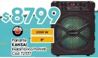 Diarco Parlante KANSAI Inalámbrico Portatil Cod: 72337 oferta