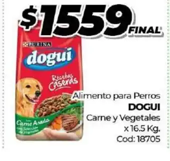 Diarco Dogui Alimento para Perros Carne y Vegetales x 16.5kg oferta