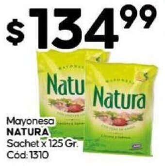 Diarco Mayonesa NATURA Sachet x 125 Gr. Cod: 1310 oferta