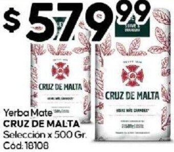 Diarco Yerba Mate CRUZ DE MALTA Selección x 500 Gr. Cod: 18108 oferta