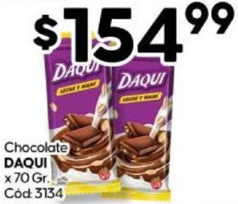 Diarco Chocolate DAQUI x 70 Gr. Cod: 3134 oferta
