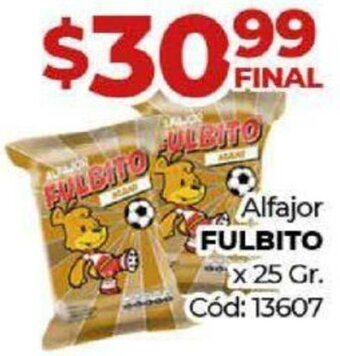 Diarco Alfajor FULBITO X 25GR oferta
