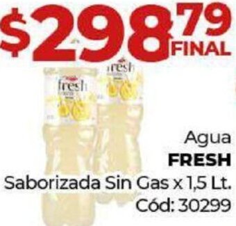 Diarco Agua FRESH Saborizada Sin Gas x 1,5 Lt. oferta