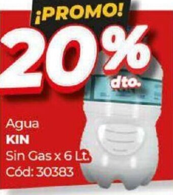 Diarco Agua KIN Sin Gas x 6 Lt. oferta