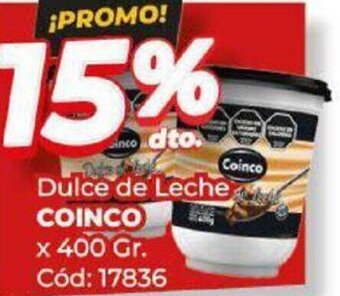 Diarco Dulce de Leche COINCO x 400gr oferta