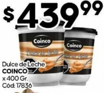Diarco Dulce de Leche COINCO x 400 Gr. Cod: 17836 oferta
