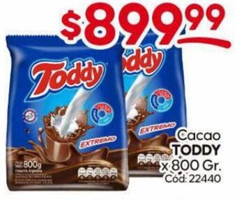 Diarco Cacao Toddy X 800GR oferta
