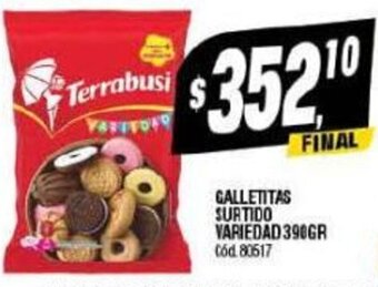 Supermercados Yaguar GALLETITAS SURTIDO VARIEDAD 390GR oferta
