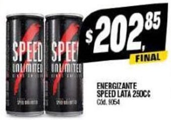 ENERGIZANTE SPEED LATA 250CC