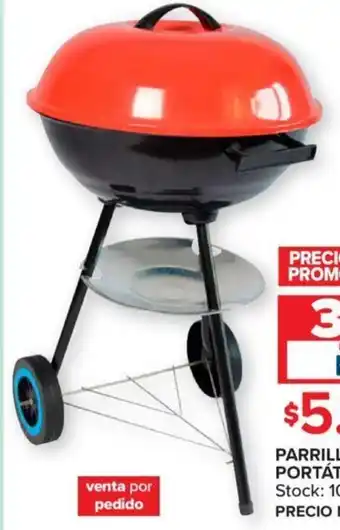 Carrefour PARRILLA DE JARDÍN PORTÁTIL oferta