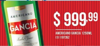 Makro AMERICANO GANCIA 1250ML oferta