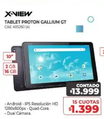 Naldo Lombardi X-View Tablet Proton Gallium GT oferta