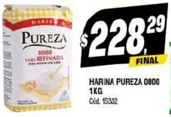 Supermercados Yaguar HARINA PUREZA 0000 1KG oferta