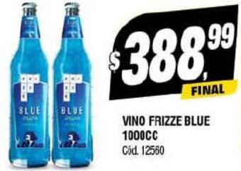 Supermercados Yaguar VINO FRIZZE BLUE 1000CC oferta