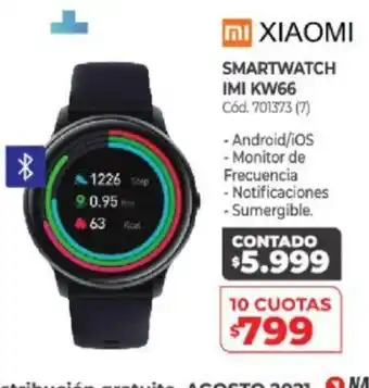 Naldo Lombardi Xiaomi Smartwatch IMI KW66 oferta