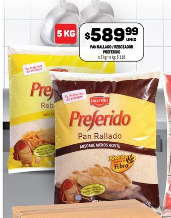 Makro Preferido Pan Rallado / Rebozador x 5kg oferta