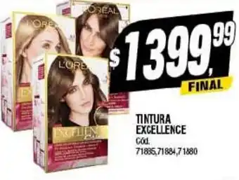 Supermercados Yaguar TINTURA EXCELLENCE oferta