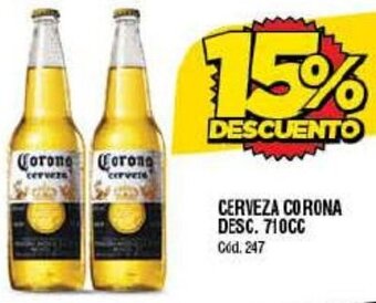 Supermercados Yaguar CERVEZA CORONA DESC. 710CC oferta