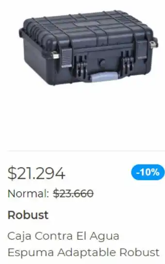 Easy Robust Caja Contra El Agua Espuma Adaptable Robust oferta