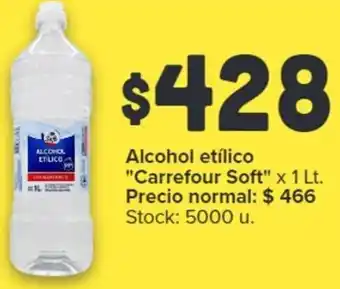 s Alcohol etílico "Carrefour Soft" x 1 Lt.