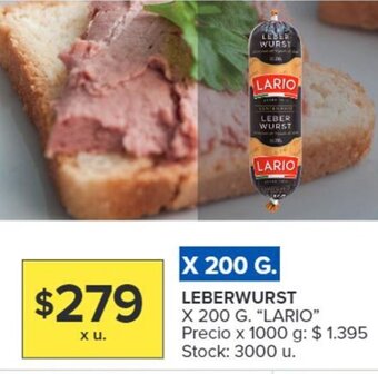 Carrefour Market LEBERWURST X 200 G. "LARIO" oferta