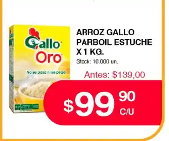 Supermercados Tadicor Arroz Gallo Parboil Estuche x 1kg oferta