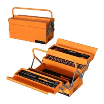 Macrofer Caja de herramientas plegable 64 piezas lqcp125 lusqtoff oferta